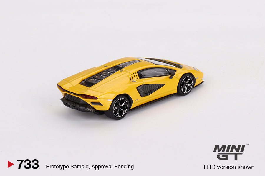 Mini GT 1:64 Lamborghini Countach LPI 800-4 New Giallo Orion