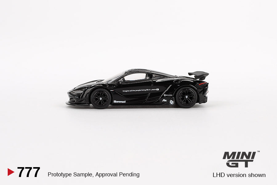 Mini GT 1:64 McLaren 720S LB-Works – Black – MiJo Exclusives