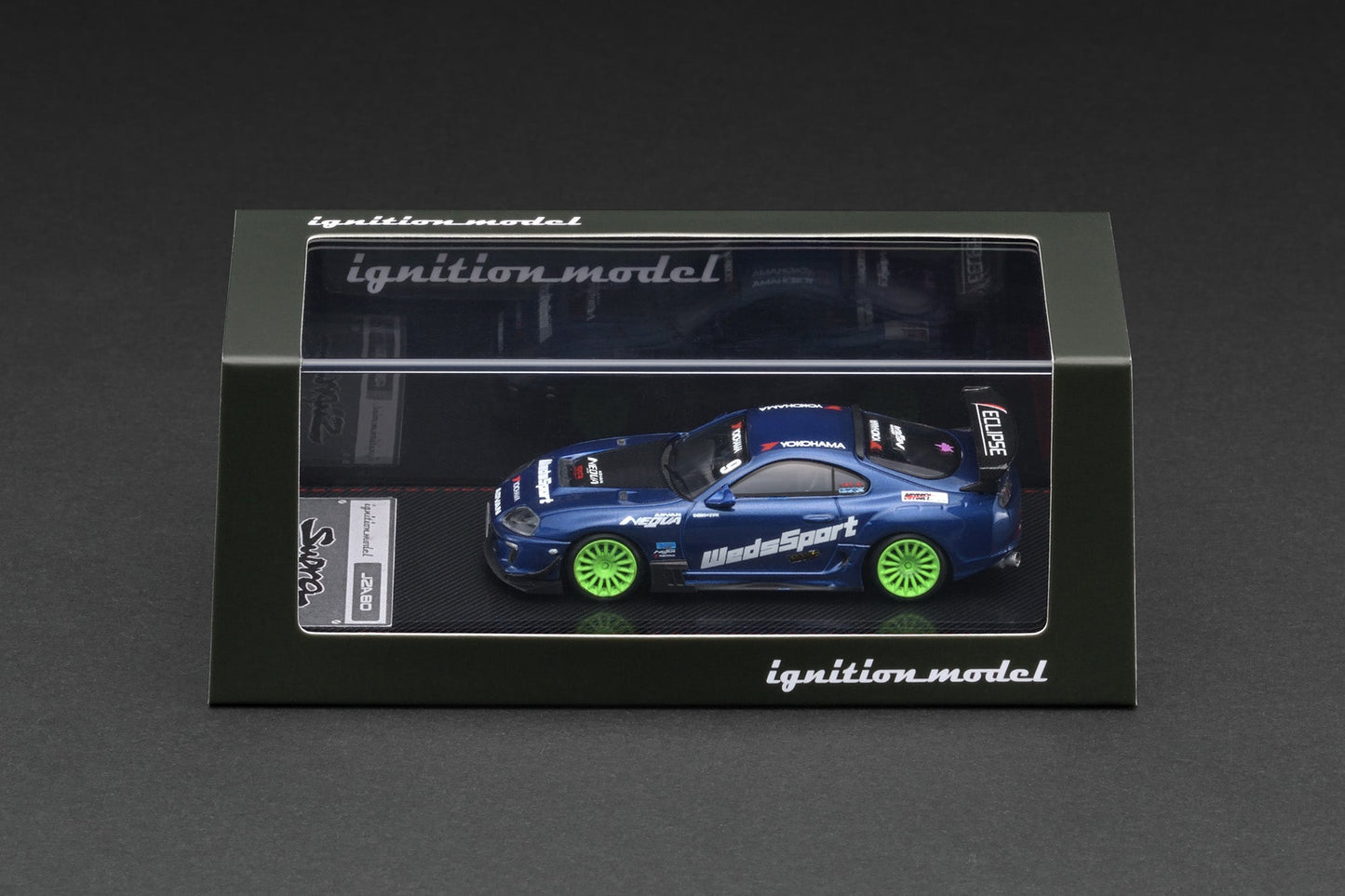 Ignition Model 1:64 Toyota Supra (JZA80) RZ - Blue Metallic