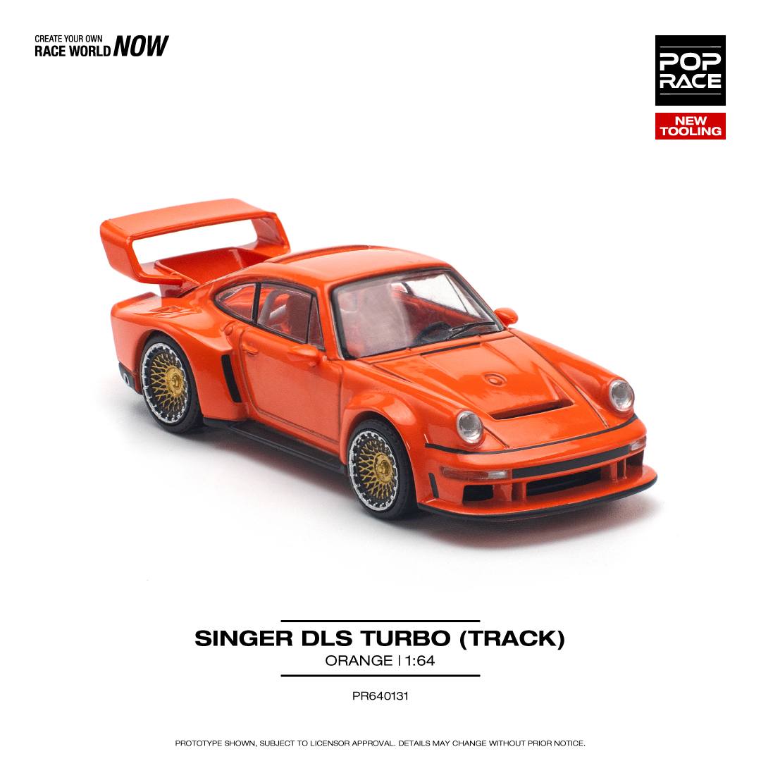 Pop Race 1/64 Singer DLS Turbo (Track) Orange