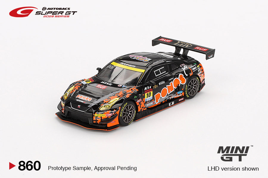 Mini GT 1:64 Japan Exclusive Nissan GT-R NISMO GT3 #10 “PONOS GAINER GT-R” GAINER 2023 SUPER GT SERIES