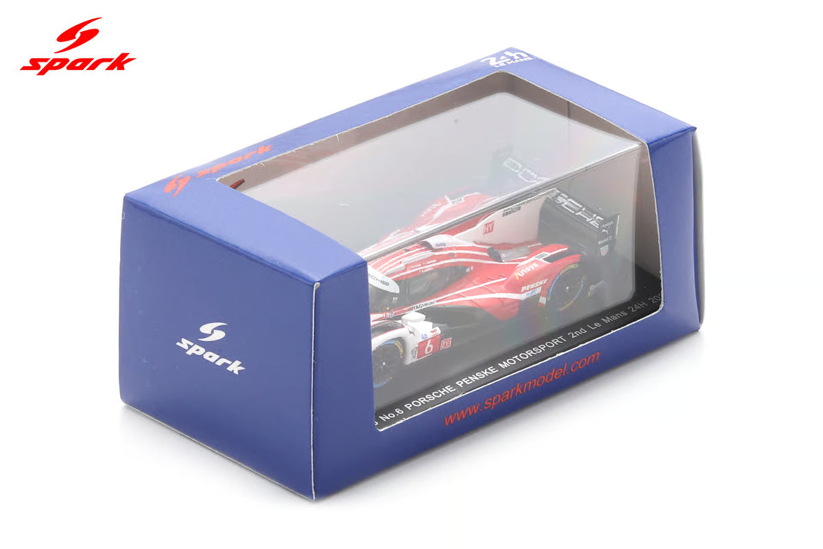 Spark 1:64 Porsche 963 No. 6 Porsche Penske Motorsport 2nd Le Mans 24H 2025