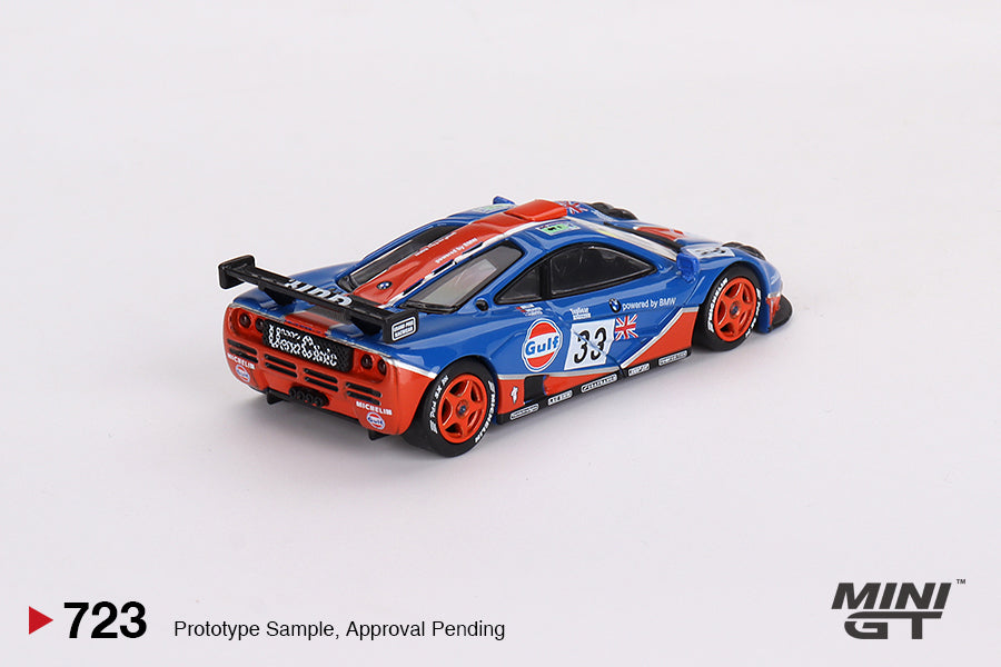 Mini GT 1/64 McLaren F1 GTR #33 GULF 1996 Le Mans 24Hr