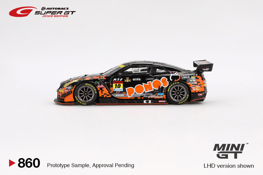 Mini GT 1:64 Japan Exclusive Nissan GT-R NISMO GT3 #10 “PONOS GAINER GT-R” GAINER 2023 SUPER GT SERIES
