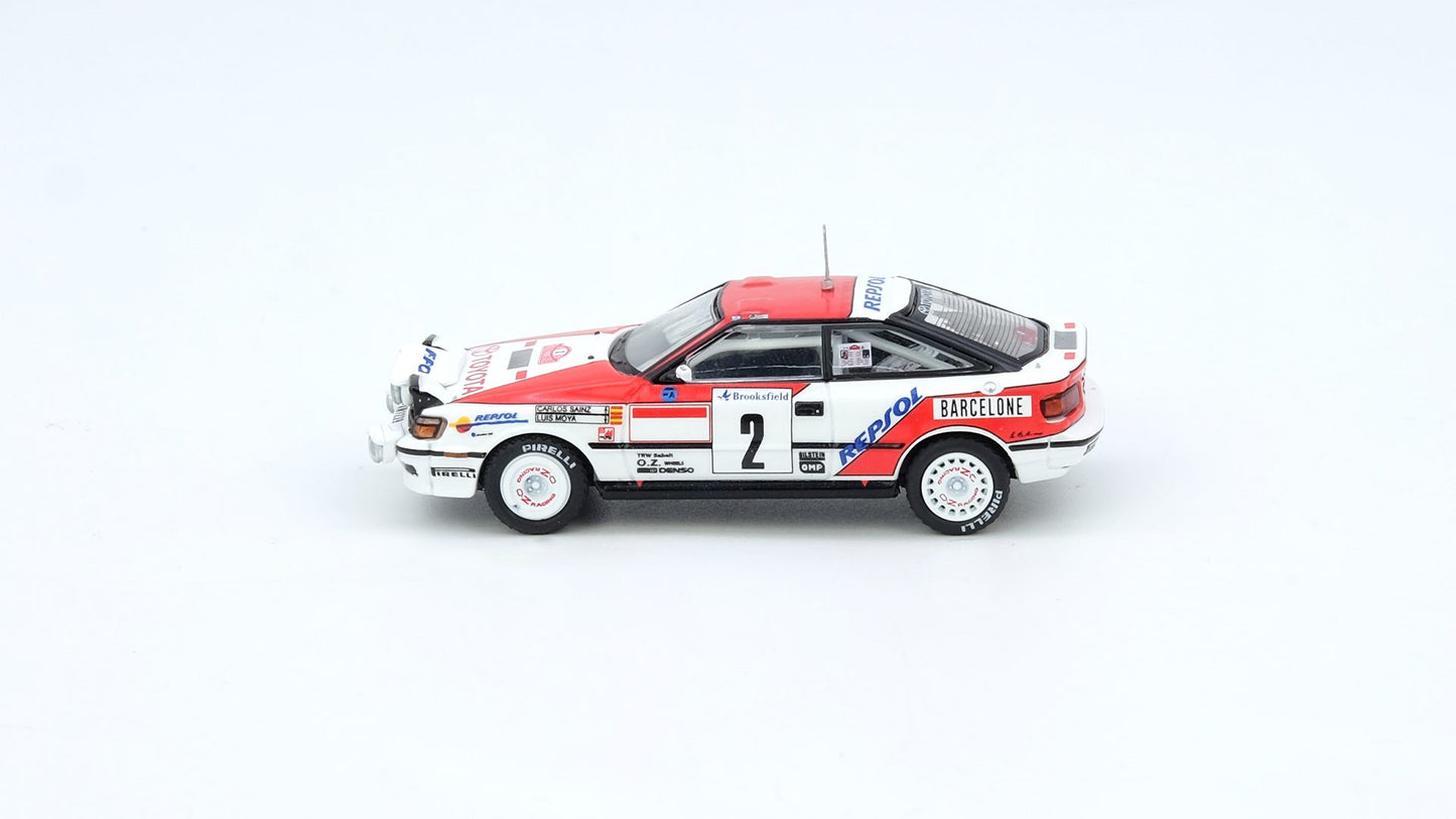 INNO64 1:64 Toyota Celica GT-FOUR (ST165) Winner Rally Monte Carlo 1991 C. Sainz / L. Moya
