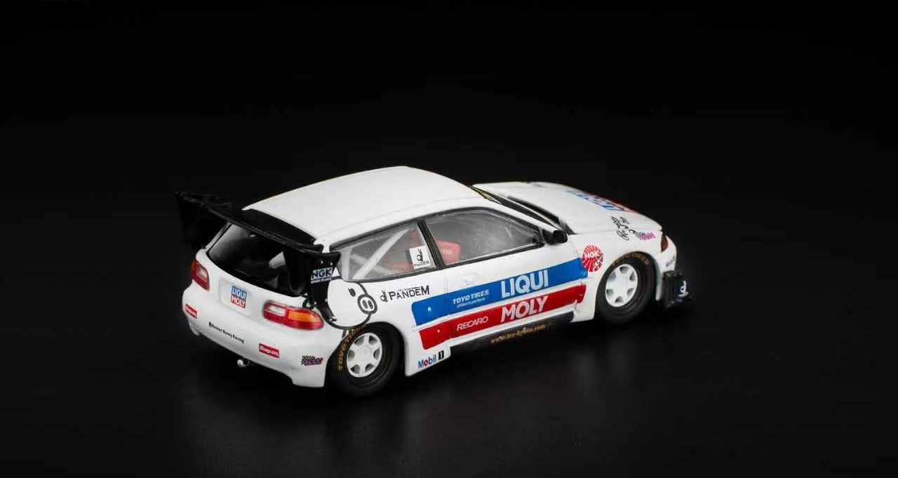 Pop Race 1:64 Pandem Honda Civic EG6 Los Angeles Edition