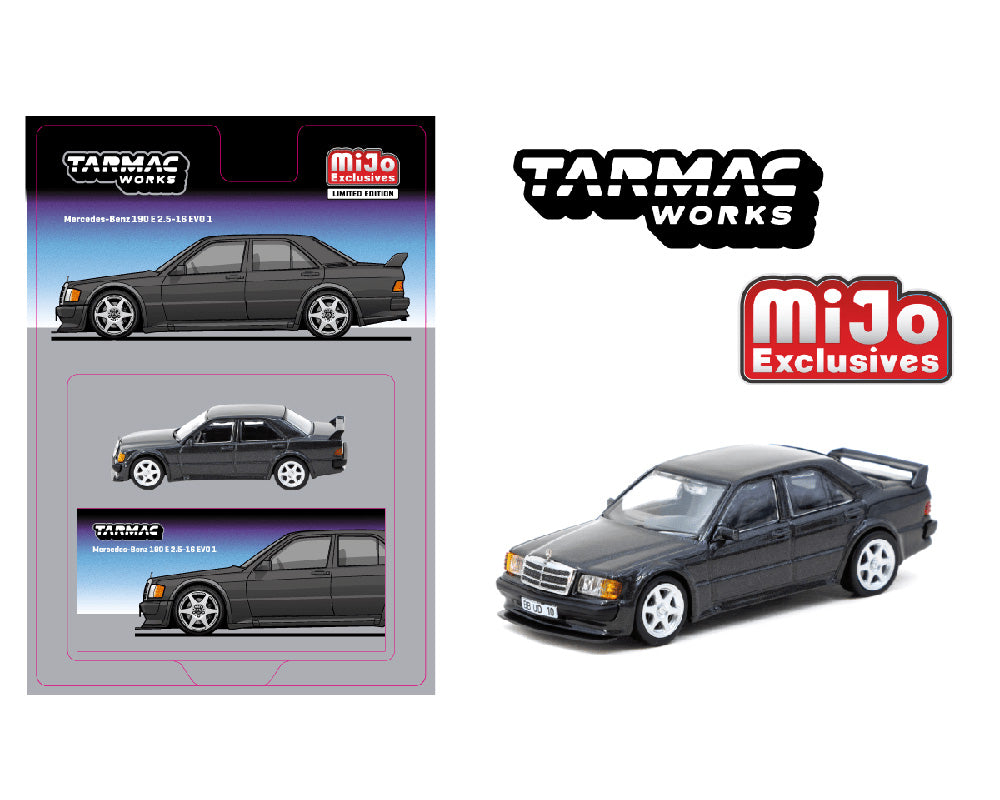 Tarmac Works 1:64 Mercedes-Benz 190 E 2.5-16 EVO 1 – Black