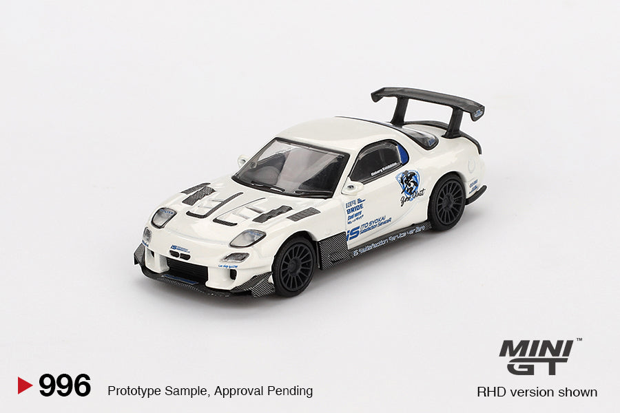 Mini GT 1:64 Mazda RX-7 (FD3S) Itosyoukai Rei-gouki with RE Amemiya - White