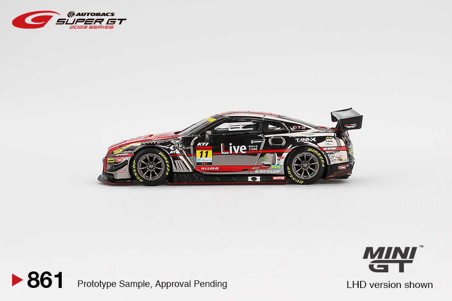 Mini GT 1:64 Nissan GT-R NISMO GT3 #11 "GAINER TANAX GT-R" GAINER 2023 SUPER GT SERIES