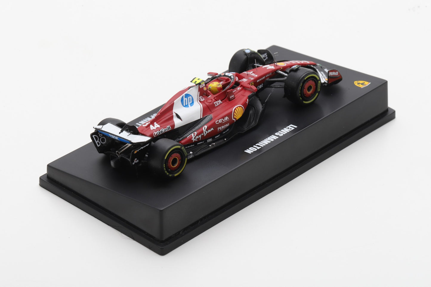 Looksmart 1:64 2025 Formula 1 Lewis Hamilton Ferrari SF-25 #44 China GP Sprint Winner Car Model