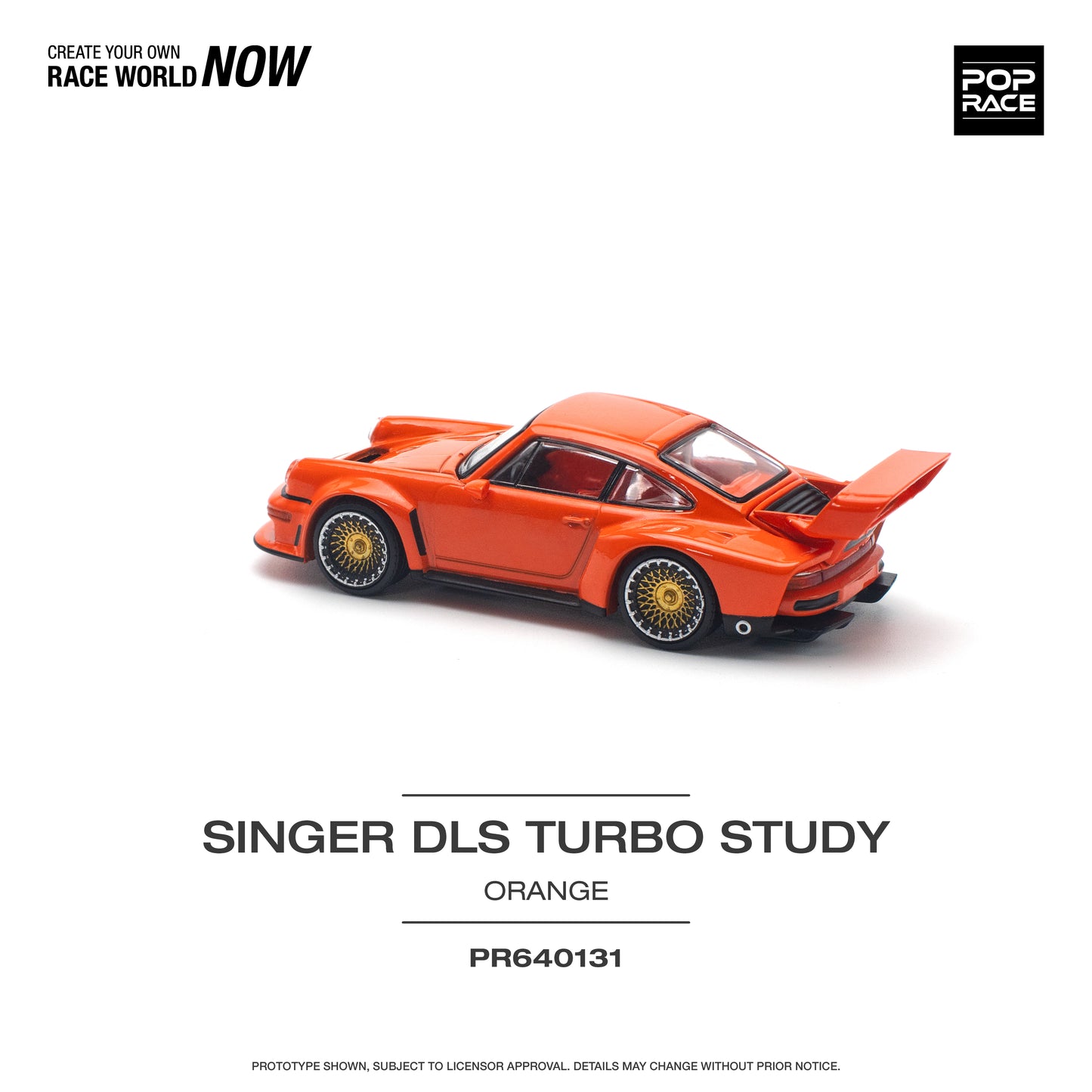 Pop Race 1:64 Singer DLS Turbo (Track) - Orange