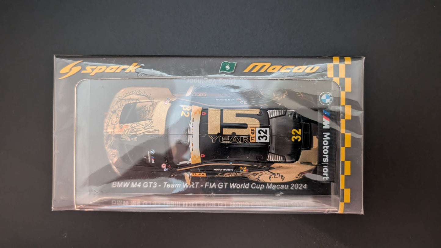 Spark 1:43 BMW M4 GT3 No.32 Team WRT FIA GT World Cup Macau 2024