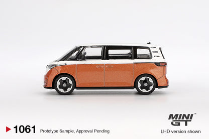 Mini GT 1:64 Volkswagen ID.Buzz - Candy White / Energetic Orange