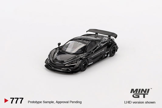Mini GT 1:64 McLaren 720S LB-Works – Black – MiJo Exclusives