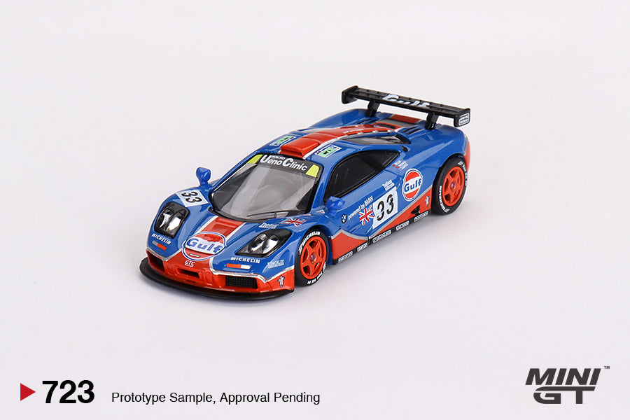 Mini GT 1/64 McLaren F1 GTR #33 GULF 1996 Le Mans 24Hr