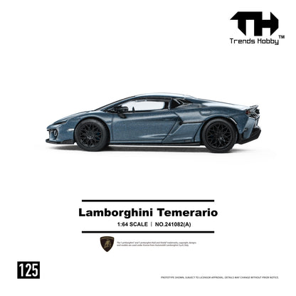 Trends Hobby 1:64 Lamborghini Temerario - Matte Blue