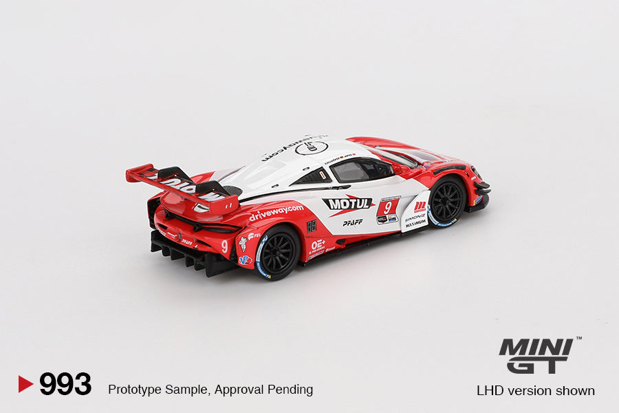 Mini GT 1:64 McLaren 720S GT3 Evo Pfaff Motorsports 2024 IMSA Laguna Seca