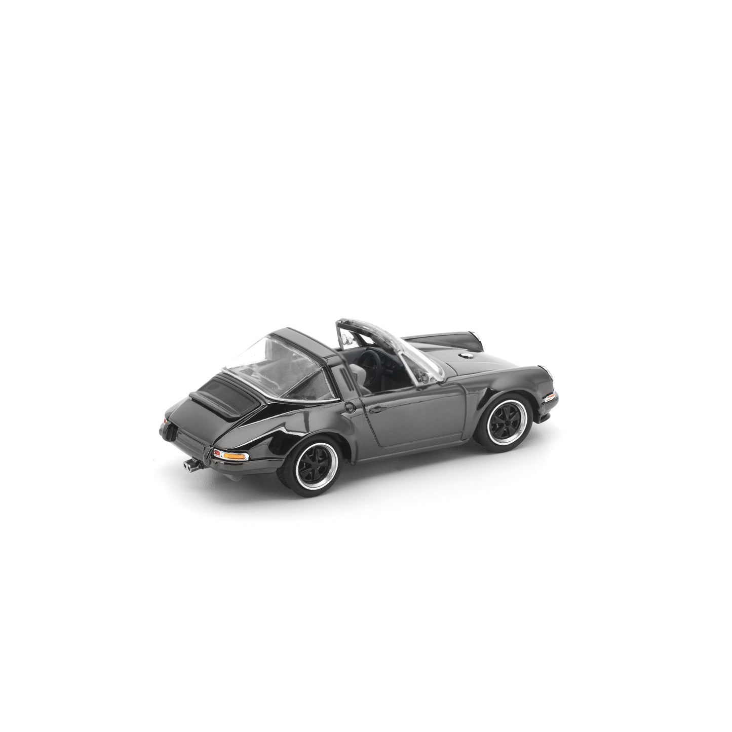 Pop Race 1:64 Singer Targa - Dark Chrome