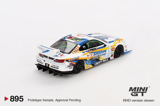 Mini GT 1:64 Nissan LB-Super Silhouette S15 SILVIA #555 2023 Formula Drift Japan
