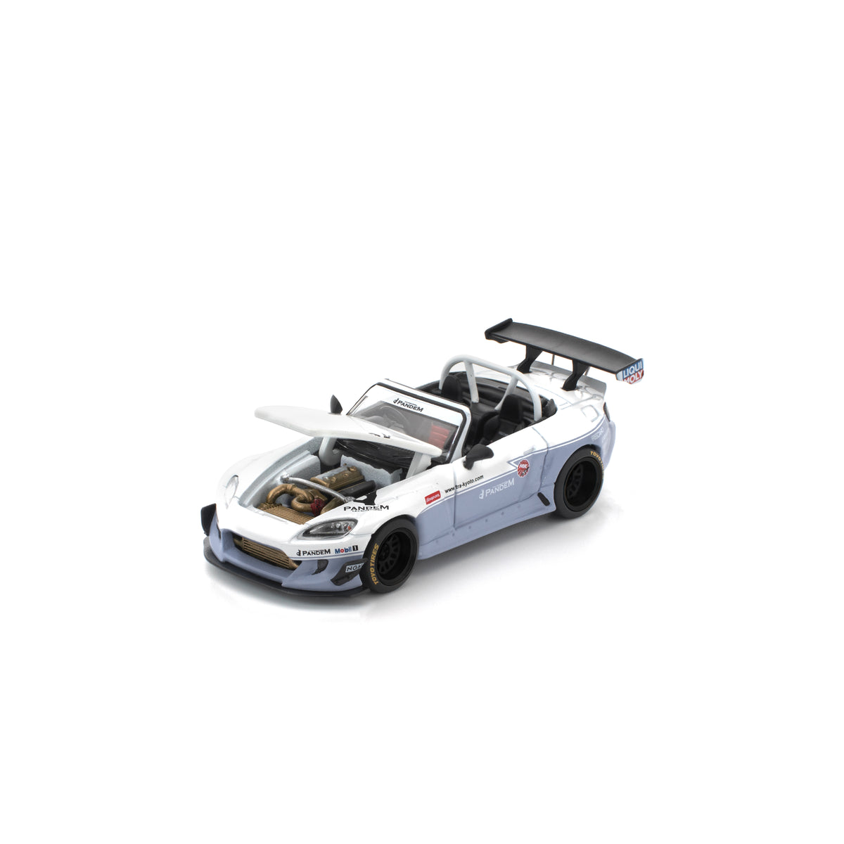 Pop Race 1:64 Pandem Honda S2000 - White
