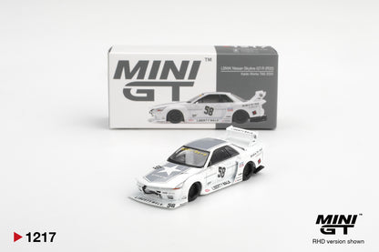 Mini GT 1:64 LBWK Nissan Skyline GT-R (R32) Kaido Works TAS 2025