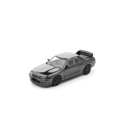 Pop Race 1:64 Nissan GT-R R32 Dark Chrome