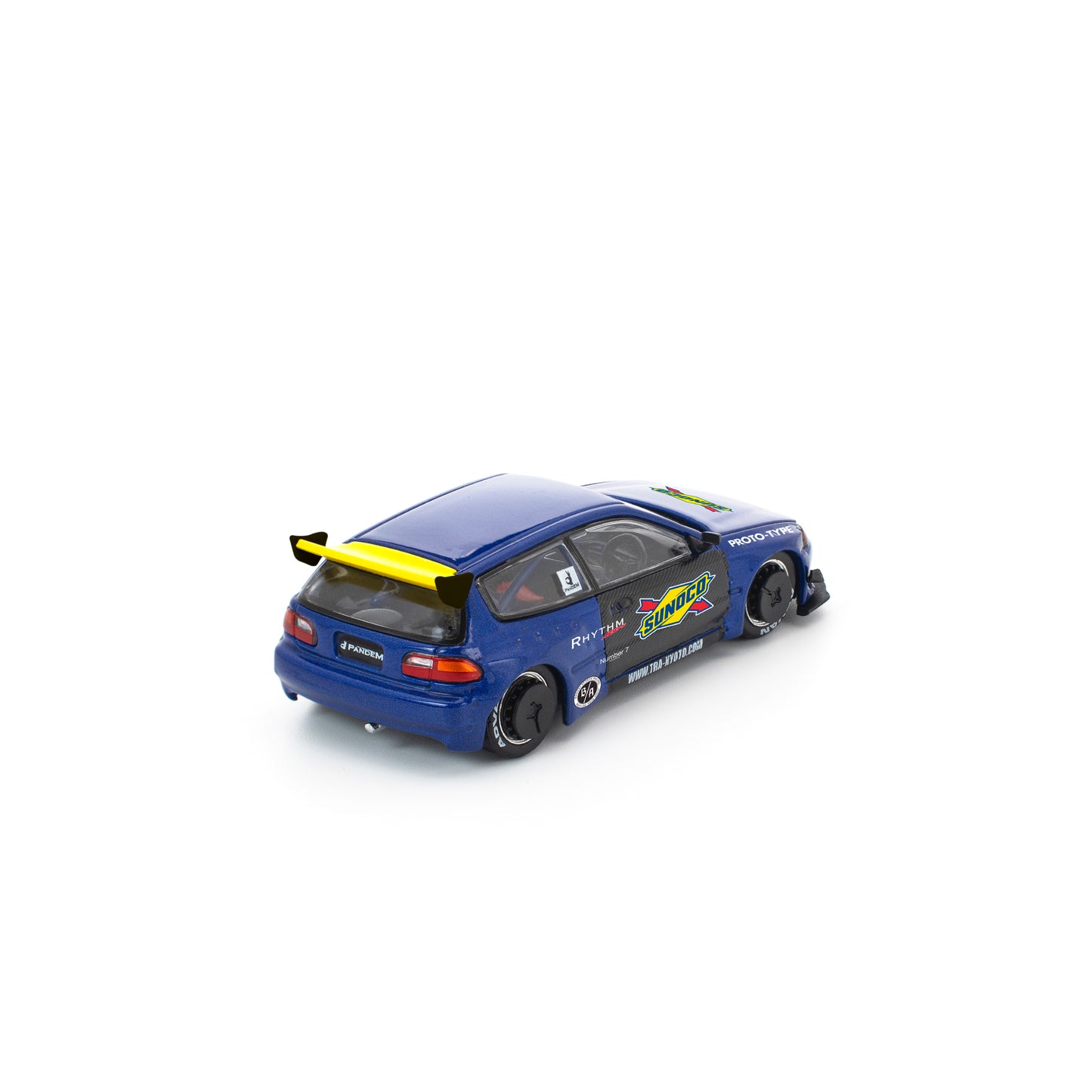 Pop Race 1:64 Pandem Civic EG6 - Blue/Black