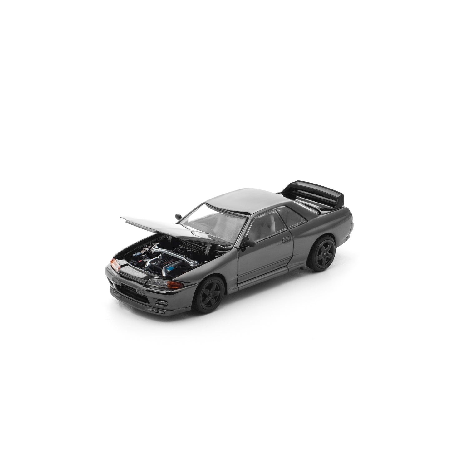 Pop Race 1:64 Nissan GT-R R32 Dark Chrome