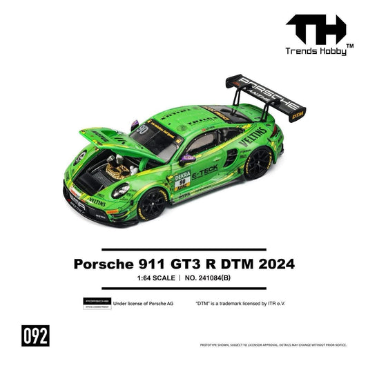 Trends Hobby 1:64 Porsche 911 GT3 R DTM 2024 - Green