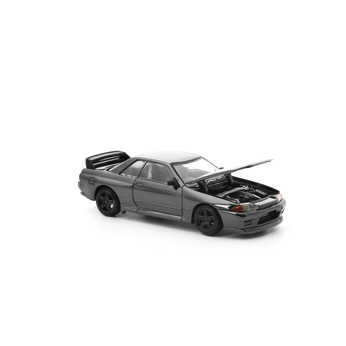 Pop Race 1:64 Nissan GT-R R32 Dark Chrome