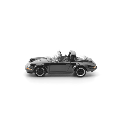 Pop Race 1:64 Singer Targa - Dark Chrome