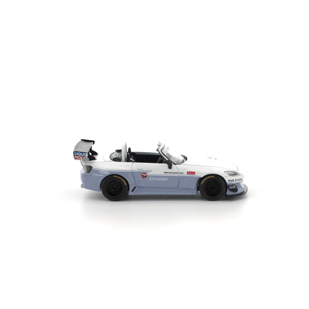 Pop Race 1:64 Pandem Honda S2000 - White