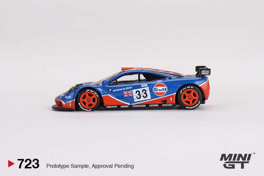 Mini GT 1/64 McLaren F1 GTR #33 GULF 1996 Le Mans 24Hr