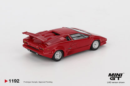 Mini GT 1:64 Lamborghini Countach 25th Anniversary - Red