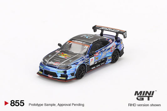 Mini GT 1:64 Japan Exclusive Nissan Silvia (S15) D-MAX #70 D-MAX Racing 2023 D1 Grand Prix Limited Edition