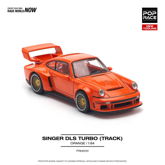 Pop Race 1/64 Singer DLS Turbo (Track) Orange