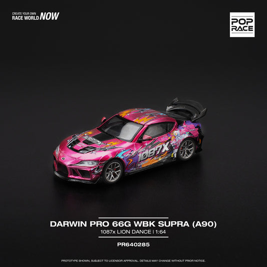 Pop Race 1/64 Darwin Pro 66G WBK Supra (A90) - 1087X Lion Dance