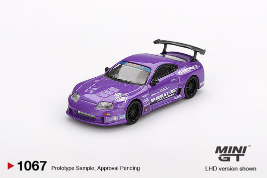 Mini GT 1:64 Toyota Supra (A80) Top Secret GT-300 Top Secret Purple