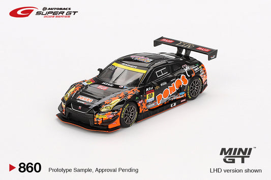 Mini GT 1:64 Japan Exclusive Nissan GT-R NISMO GT3 #10 “PONOS GAINER GT-R” GAINER 2023 SUPER GT SERIES