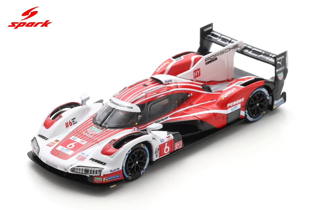 Spark 1:64 Porsche 963 No. 6 Porsche Penske Motorsport 2nd Le Mans 24H 2025
