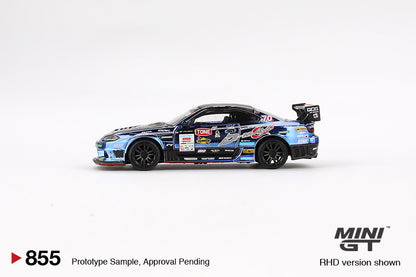 Mini GT 1:64 Japan Exclusive Nissan Silvia (S15) D-MAX #70 D-MAX Racing 2023 D1 Grand Prix Limited Edition