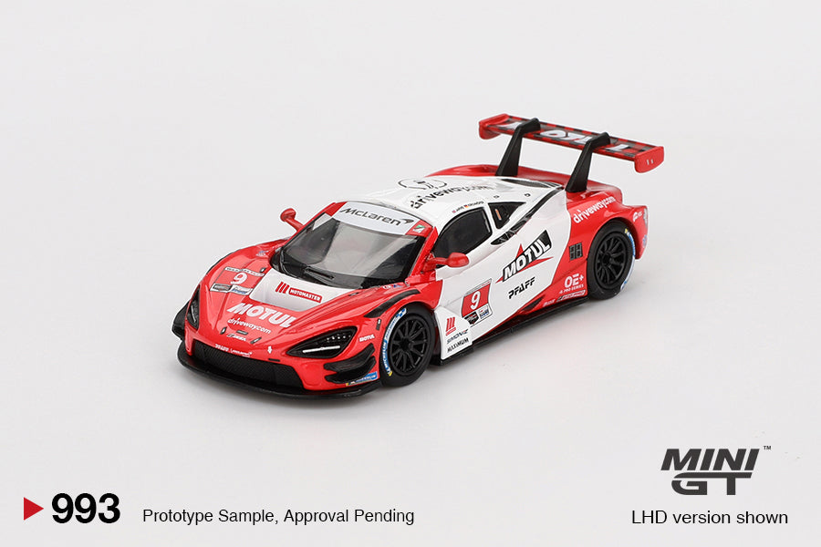 Mini GT 1:64 McLaren 720S GT3 Evo Pfaff Motorsports 2024 IMSA Laguna Seca