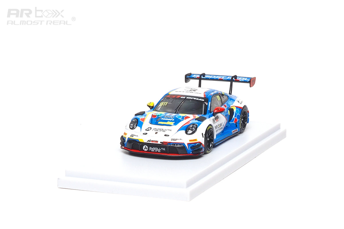 Almost Real 1:64 Porsche 911 GT3 R 2026 GT World Challenge Asia Sepang #911 Presentation Car