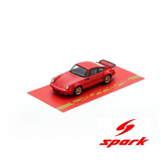 Spark 1:64 Porsche 911 3.0 RS (Red with gold stripe)
