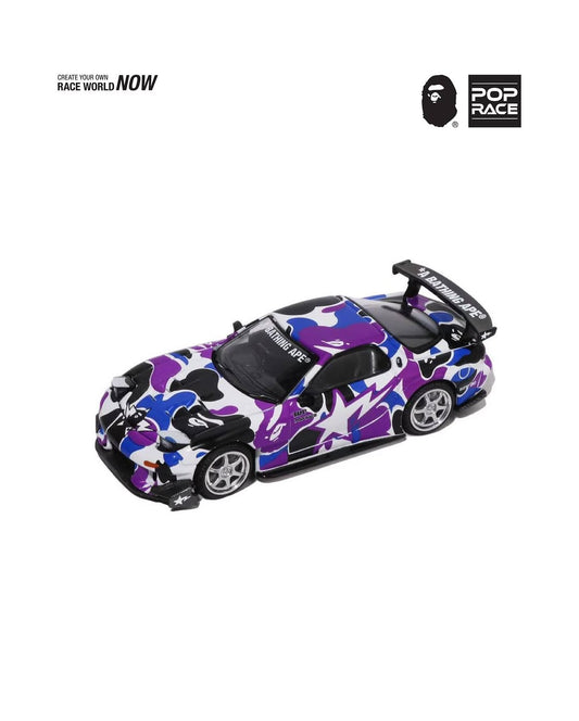 (LIMIT 1) BAPE x Pop Race 1:64 Mazda RX-7 FD3S Re-Amemiya BAPE STORE Hong Kong 20th Anniversary Special Edition