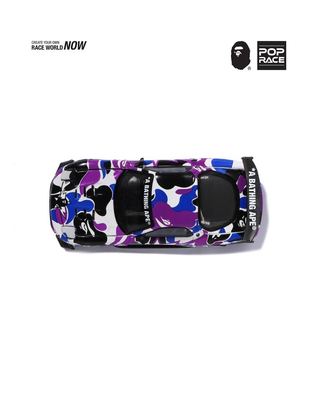 LIMIT 1) BAPE x Pop Race 1:64 Mazda RX-7 FD3S Re-Amemiya BAPE