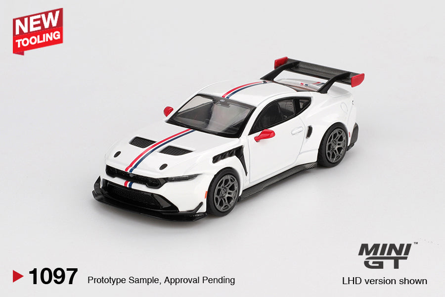 Mini GT 1:64 Ford Mustang GTD Spirit of America - White