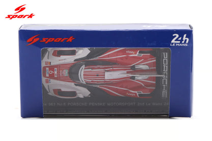 Spark 1:64 Porsche 963 No. 6 Porsche Penske Motorsport 2nd Le Mans 24H 2025