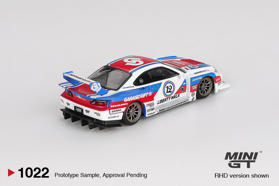 Mini GT 1:64 Nissan LB-Super Silhouette S15 SILVIA GARASIDRIFT x LBWK 2025