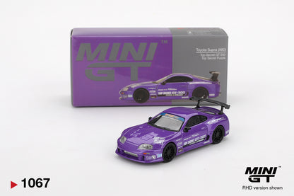Mini GT 1:64 Toyota Supra (A80) Top Secret GT-300 Top Secret Purple